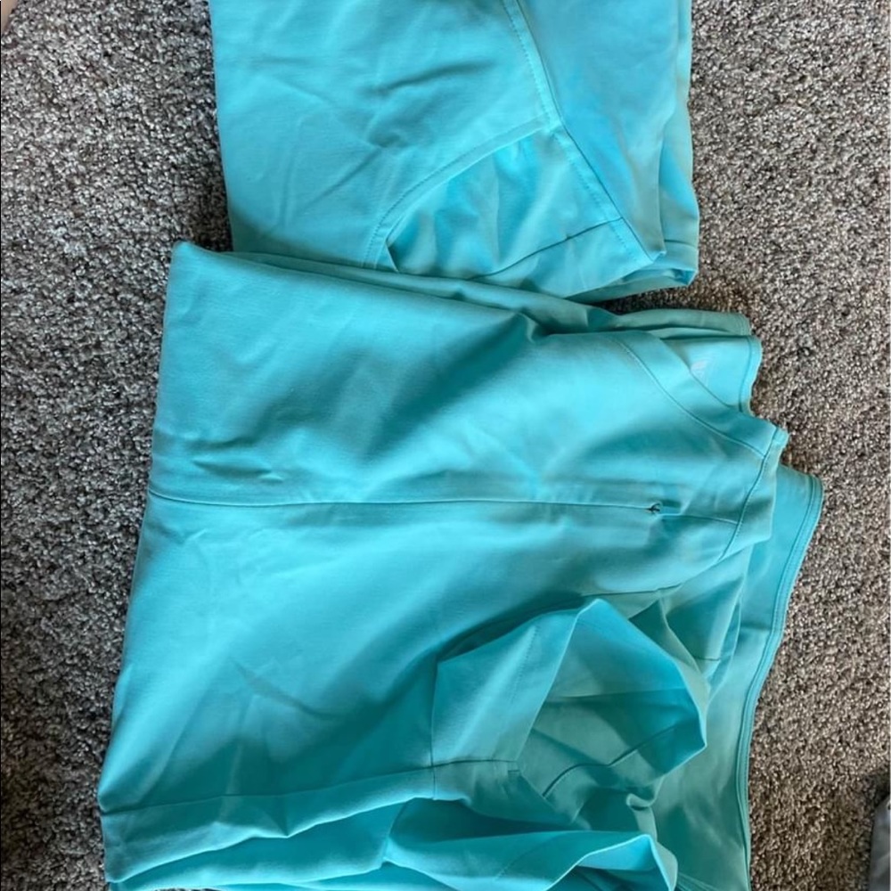 Neon Blue Medium Maternity Figs